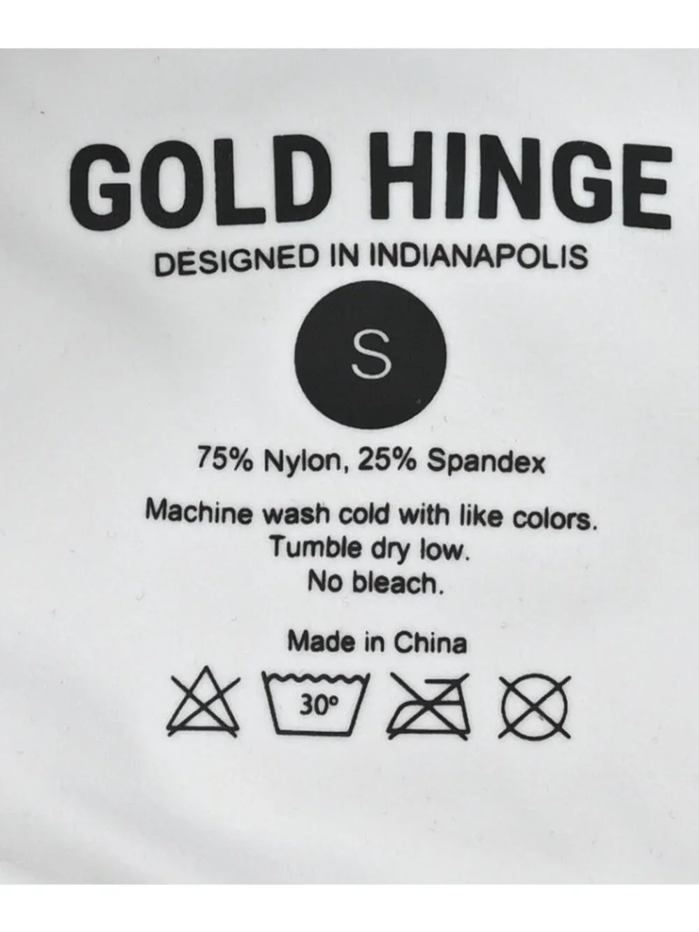 Gold Hinge Double Layer StrydeForm Bra in Black